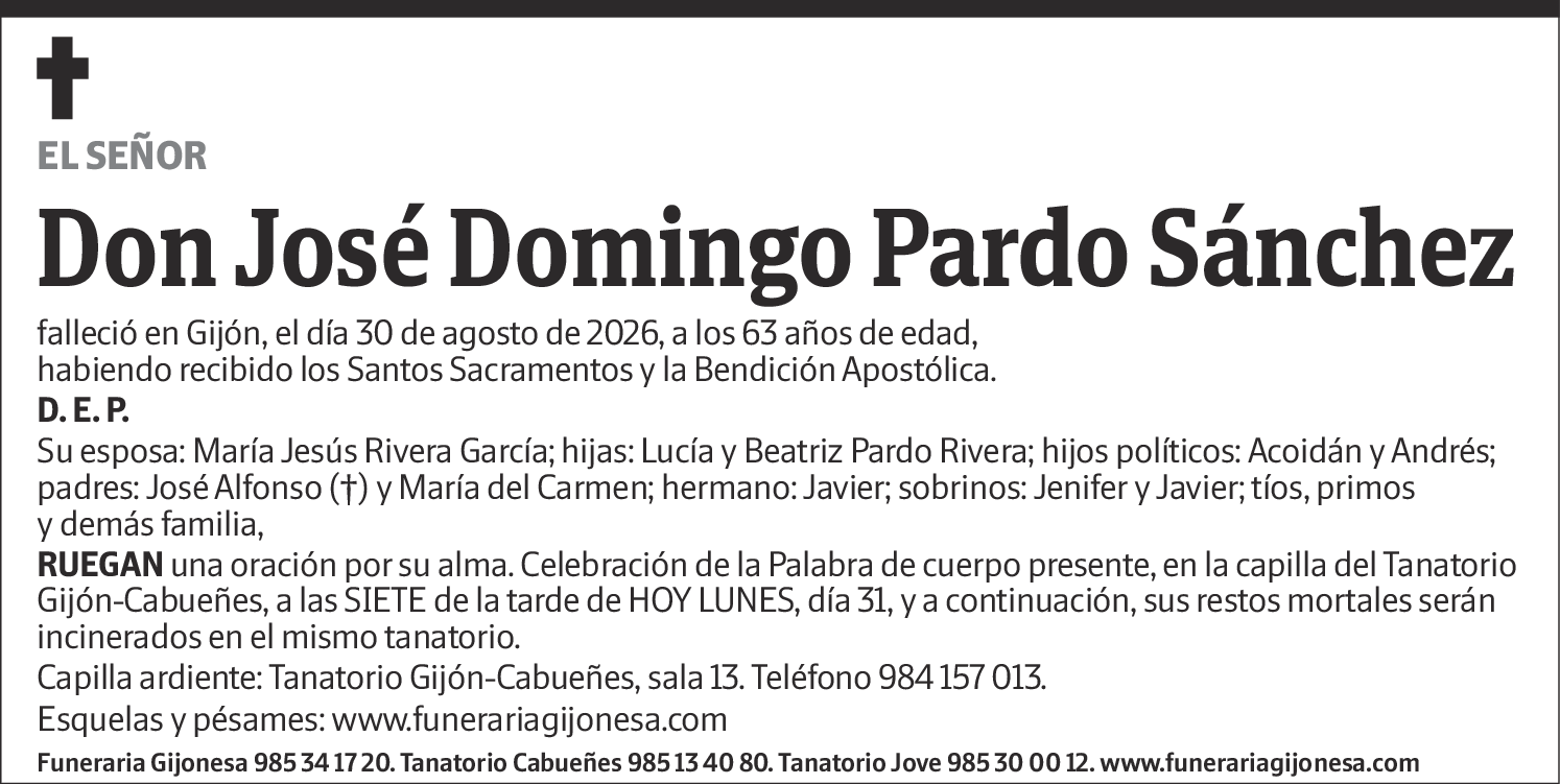 José Domingo Pardo Sánchez