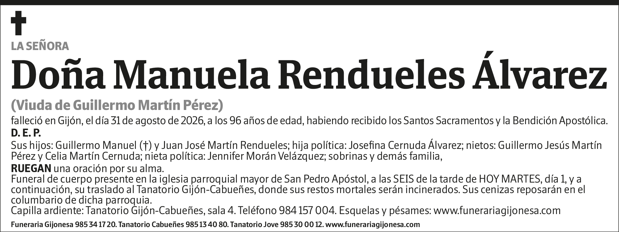 Manuela Rendueles Álvarez