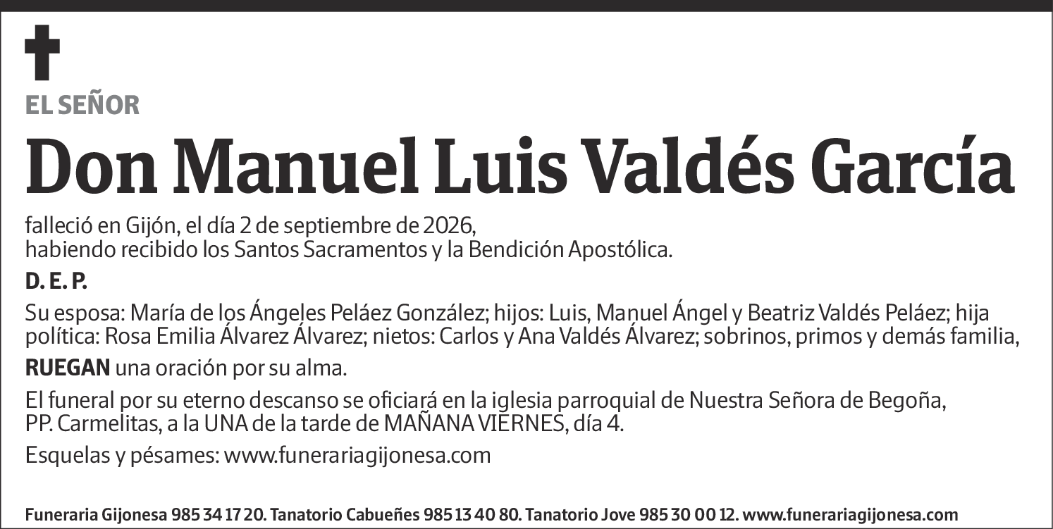 Manuel Luis Valdés García