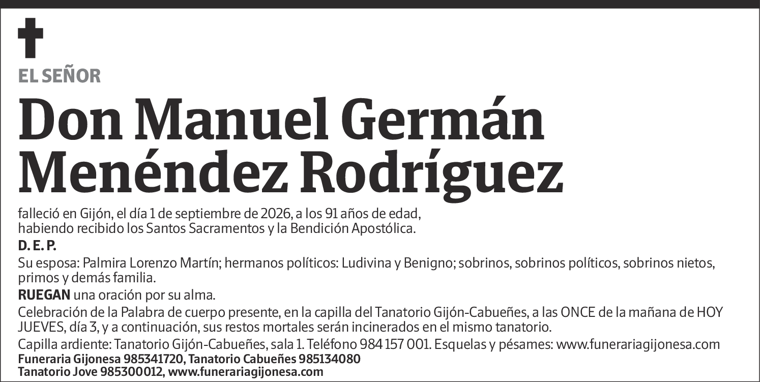 Manuel Germán Menéndez Rodríguez