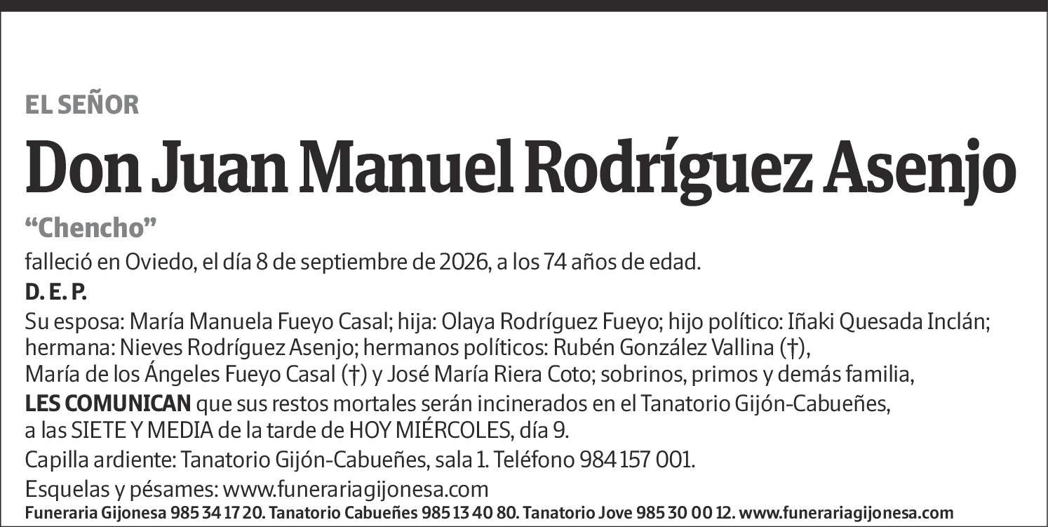 Juan Manuel Rodríguez Asenjo