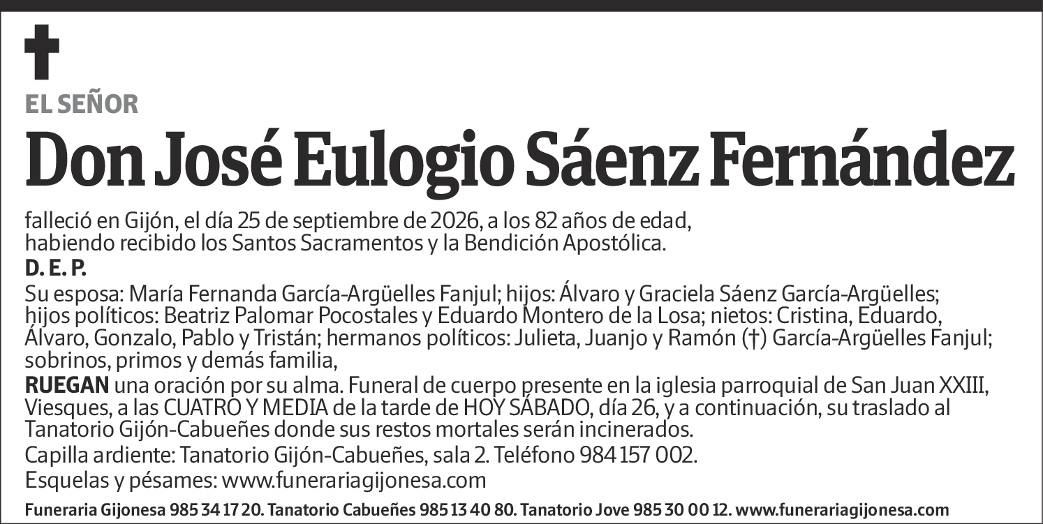 José Eulogio Sáenz Fernández