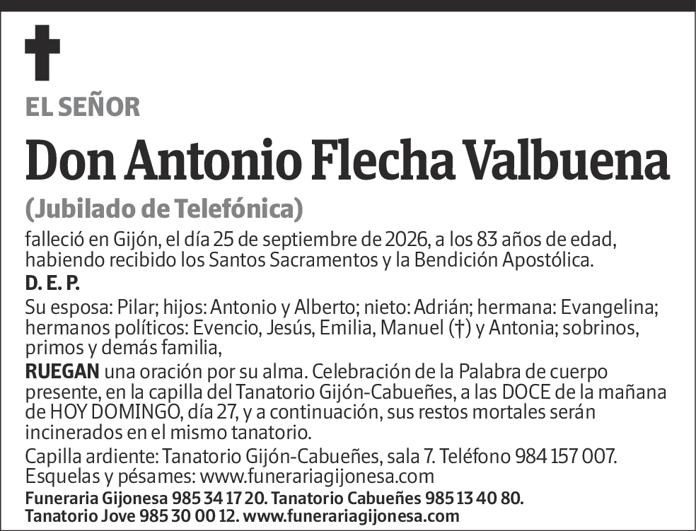 Antonio Flecha Valbuena