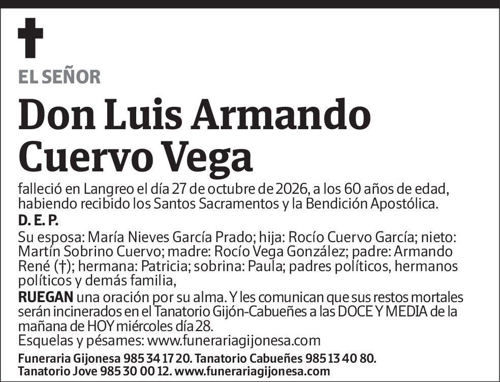Luis Armando Cuervo Vega