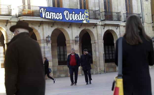 El oviedismo programa una gran movilización para apoyar al equipo en el derbi asturiano