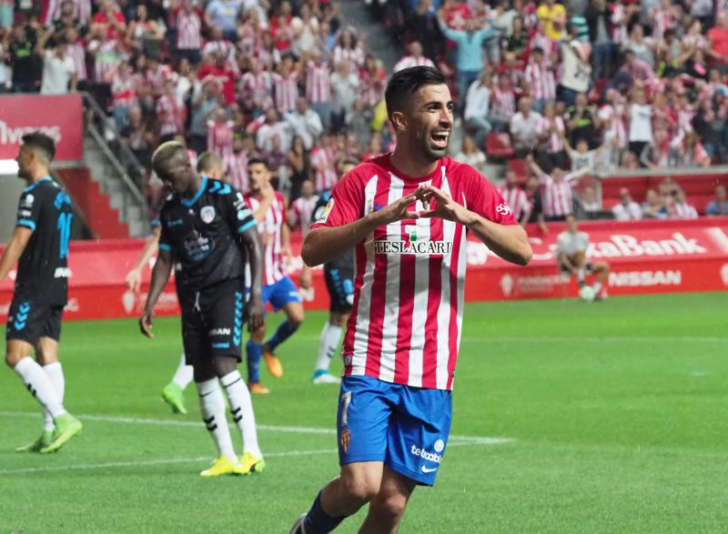 Las mejores imágenes del Sporting - Lugo (2-0)