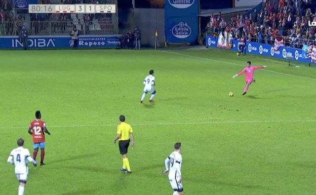 El tremendo gol que encajó el Sporting