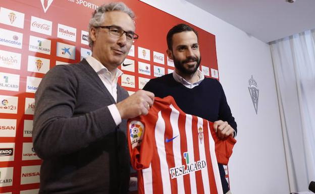 Guitián: «El fútbol me ha dado el regalo de estar en el Sporting y tengo que aprovecharlo»