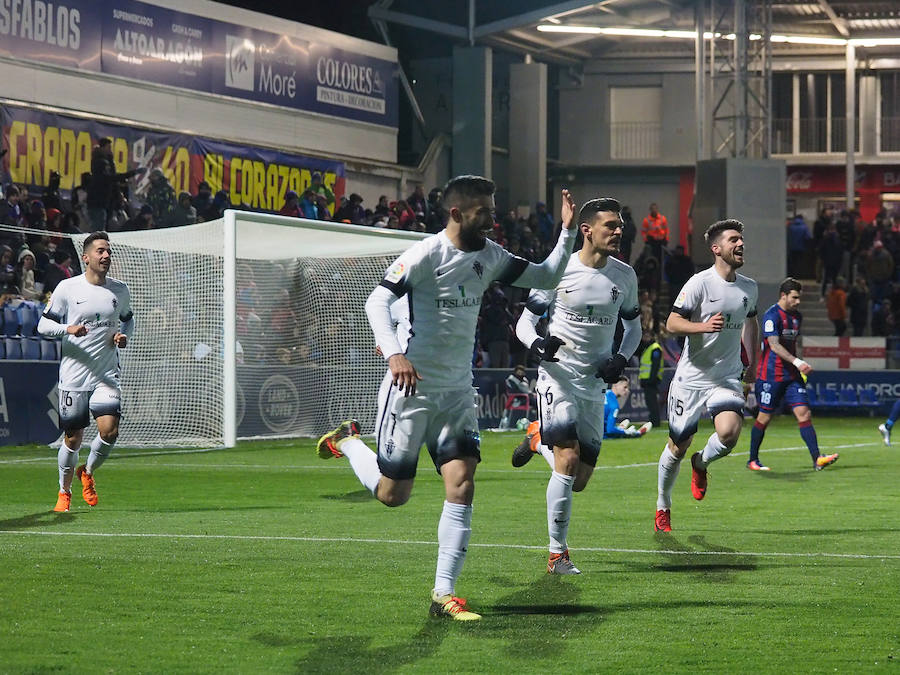 El Huesca-Sporting (0-2)