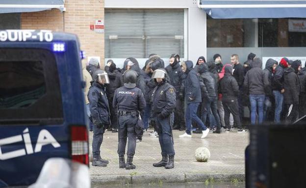 Férreo control policial para evitar enfrentamientos entre radicales