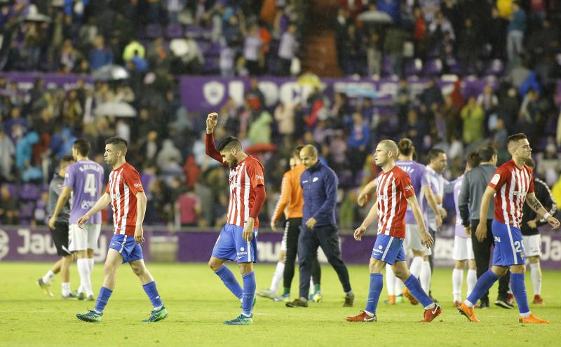 Las mejores imágenes del Valladolid - Sporting (3-1)