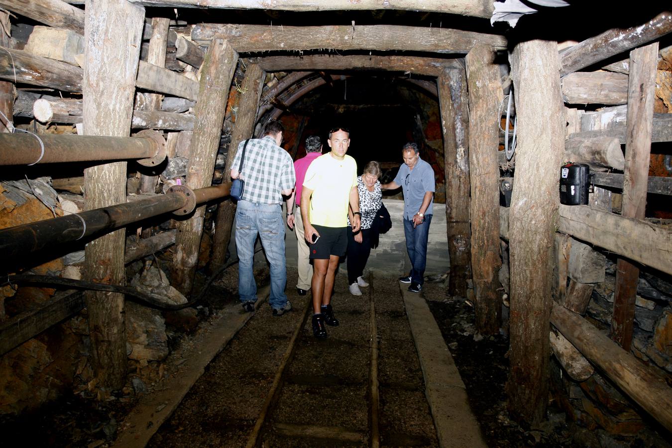 Inauguración del socavón de La Rebaldana en Turón