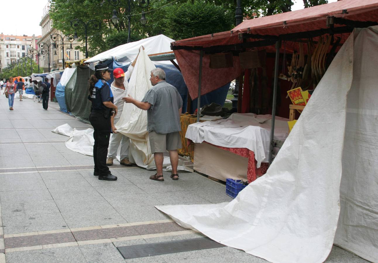 Precintan el Mercado Pirata de Begoña