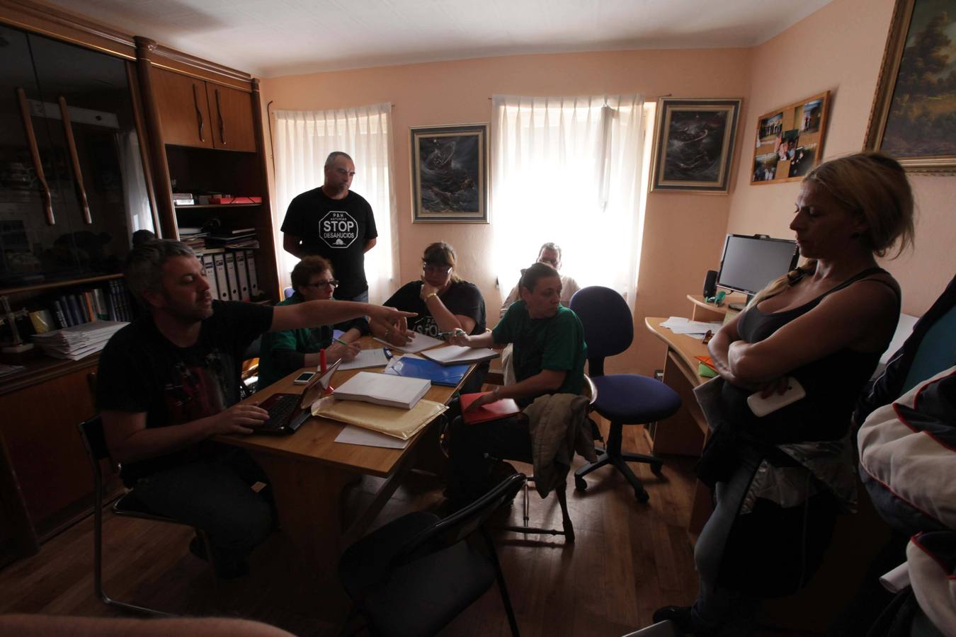 Los vecinos de El Nodo, contra los desahucios