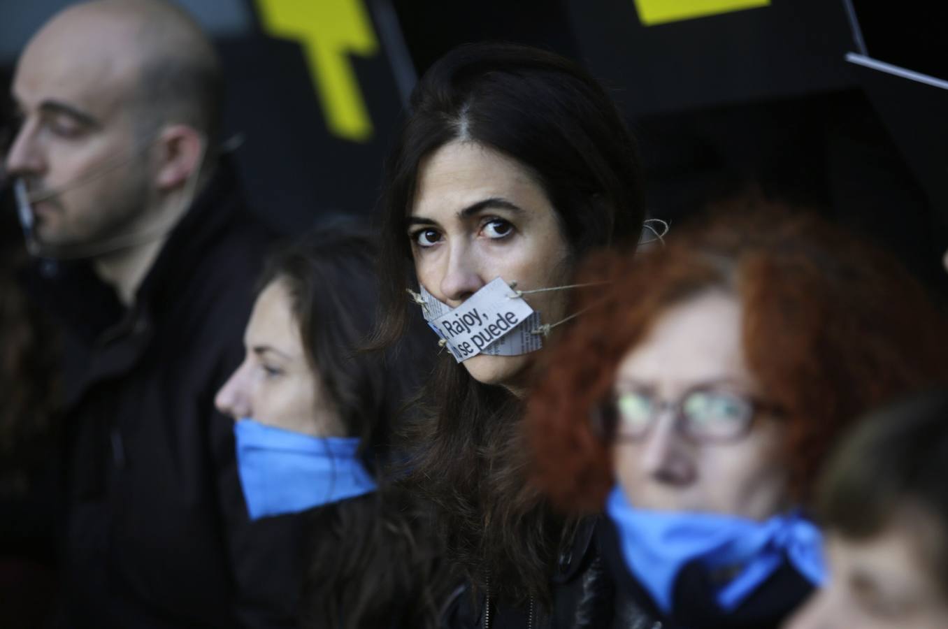 Protesta contra la ley mordaza ante el Congreso