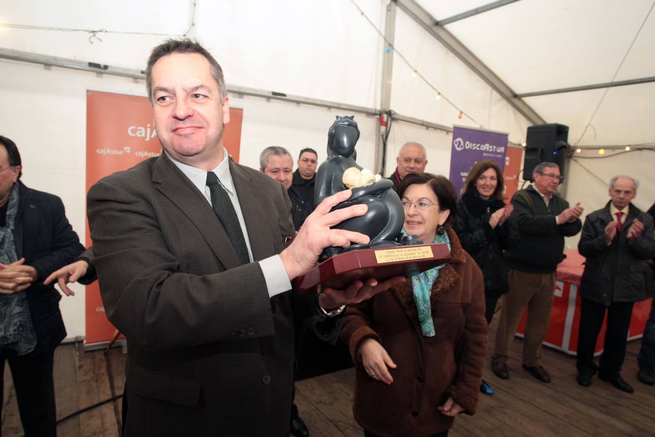 Yantar recibe de La Foz el galardón de 'Quesero mayor 2015'