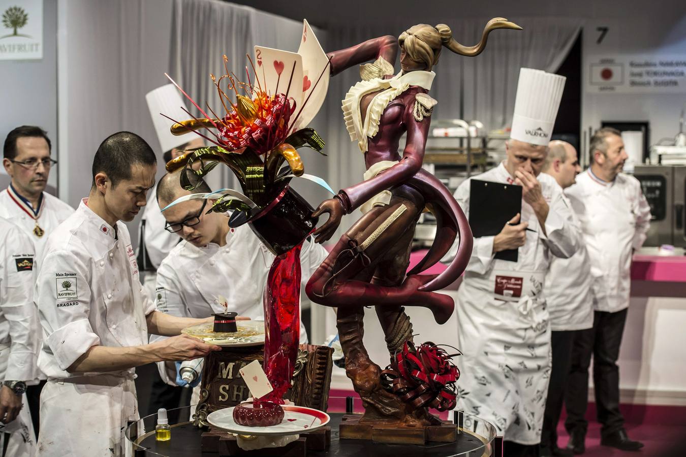 Esculturas de chocolate