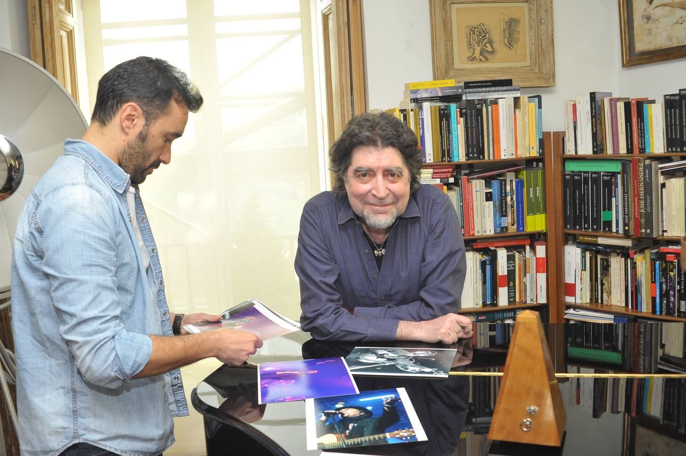 Joaquín Sabina y Juanma Castaño, cara a cara