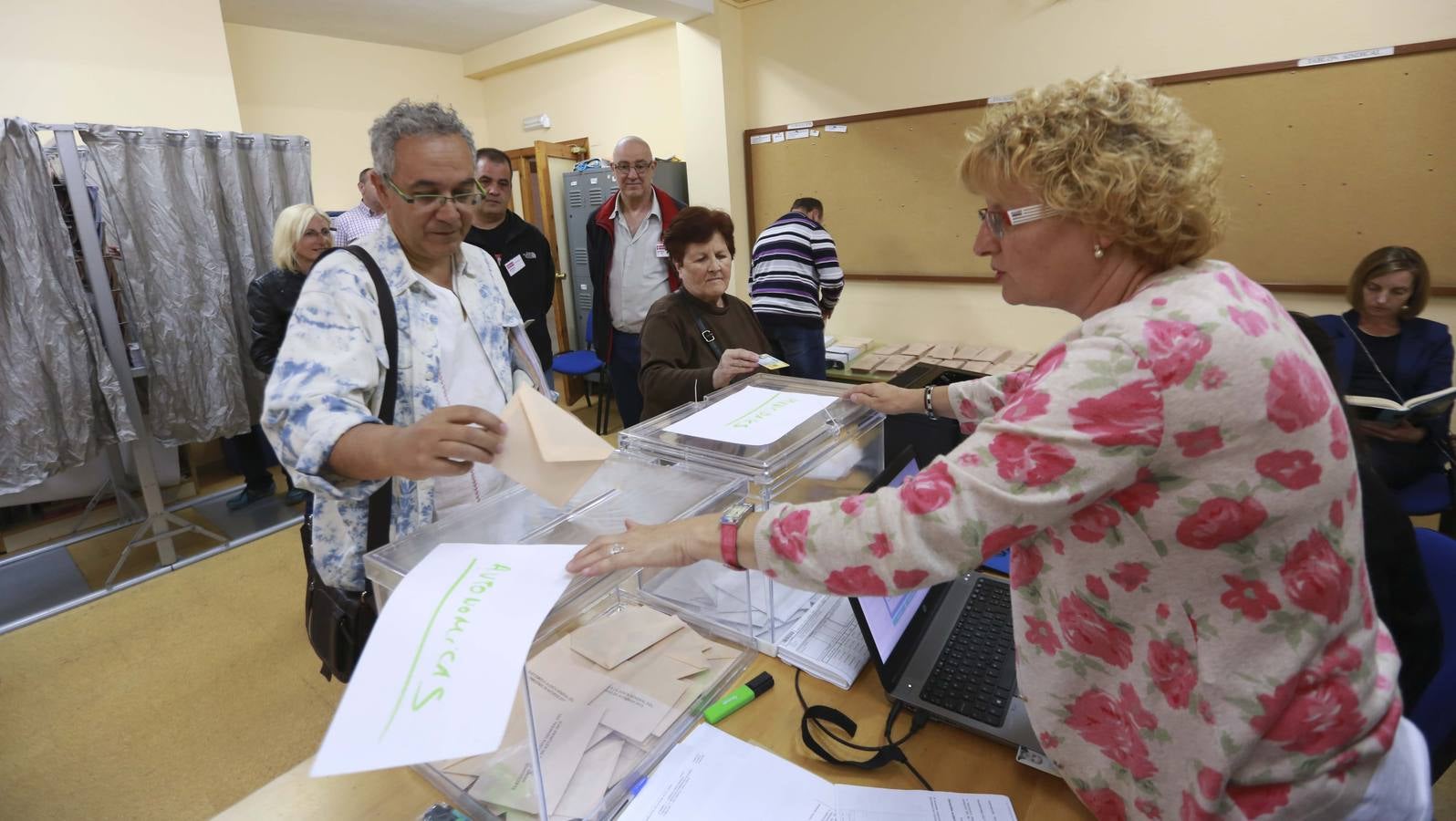 Votación de los candidatos avilesinos