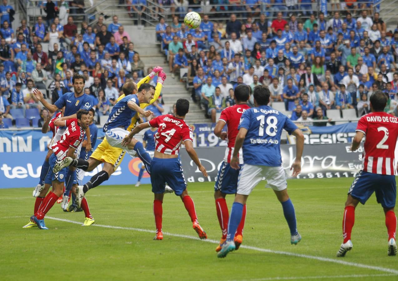 Las mejores imágenes del empate entre el Real Oviedo y el Lugo (2-2)