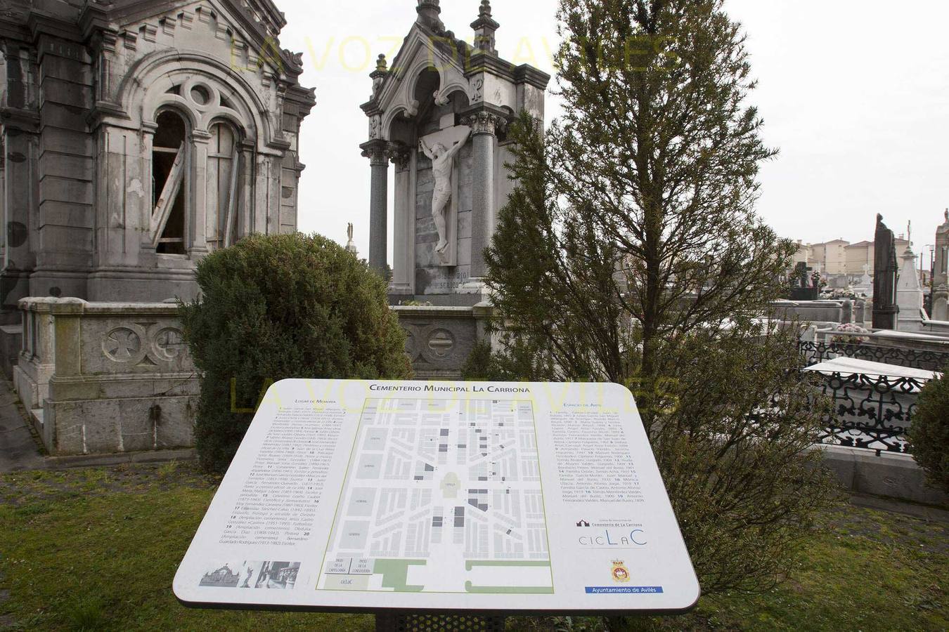 Cementerio de La Carriona, en Avilés