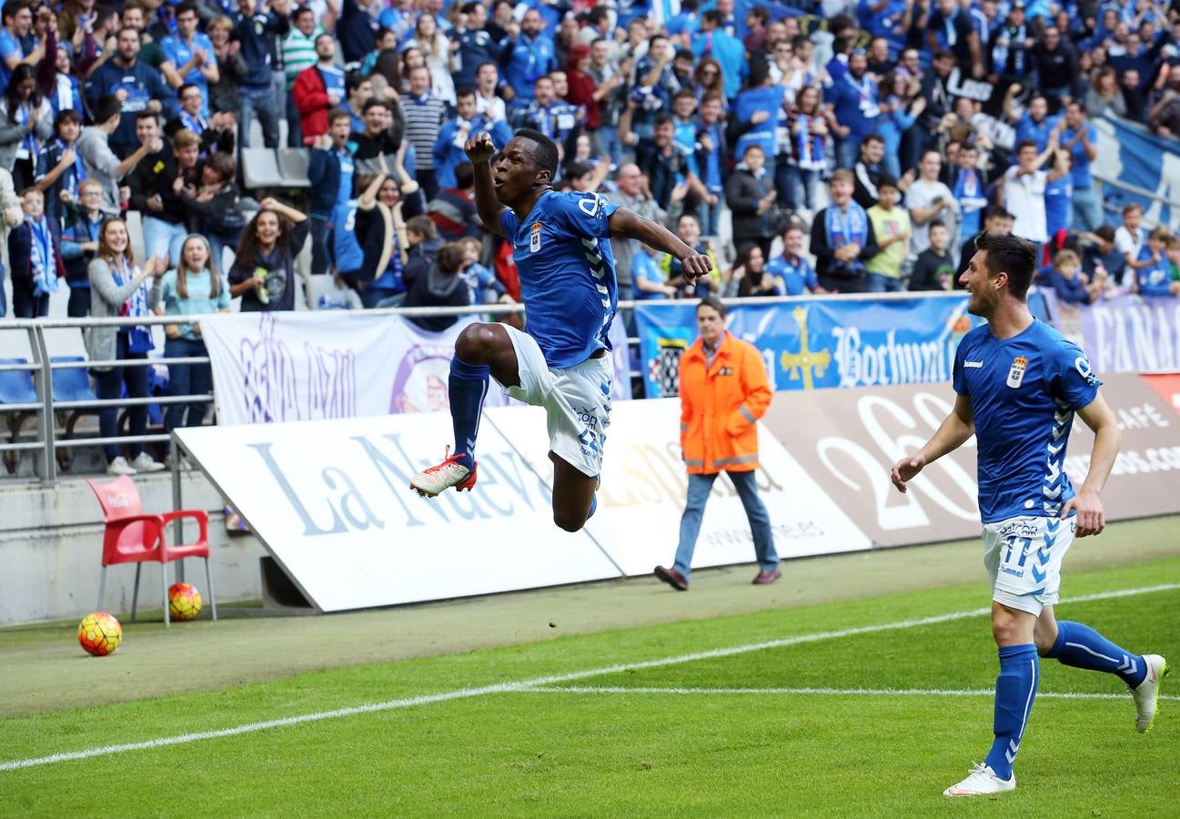 La victoria del Real Oviedo ante el Nástic, en imágenes