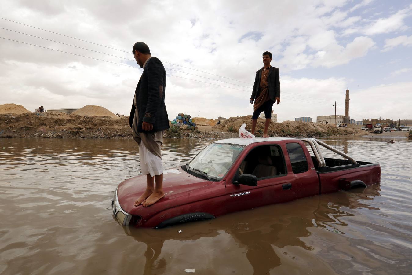 Lluvias torrenciales en Yemen