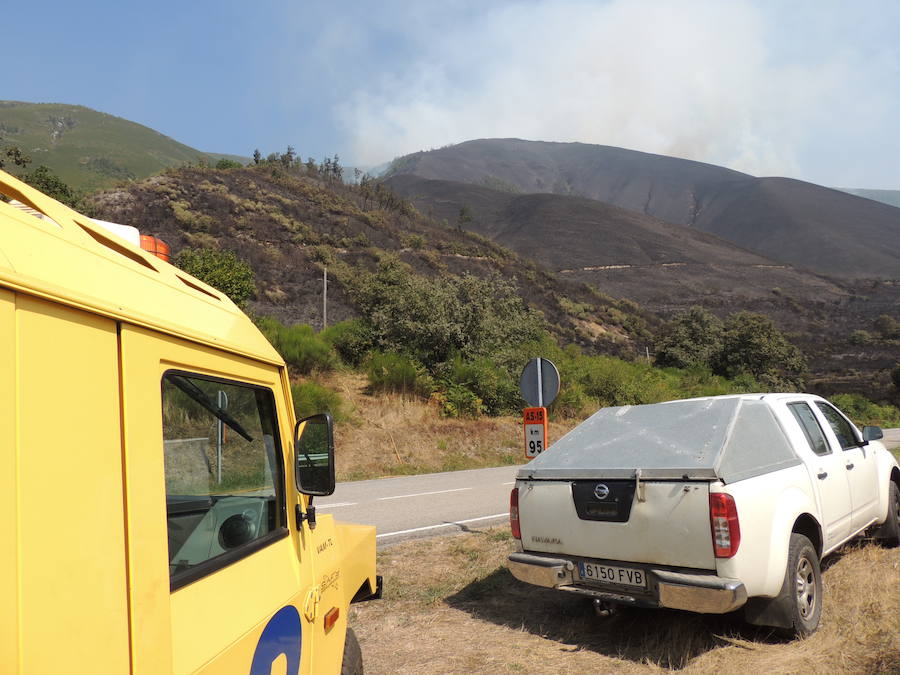 Incendio en Degaña