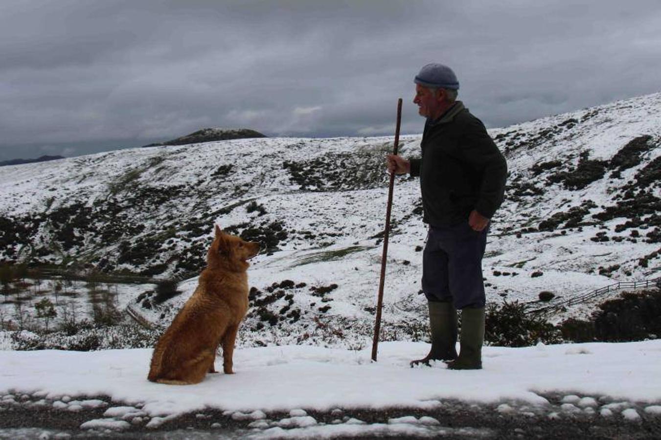 Los Lagos se cubren de nieve