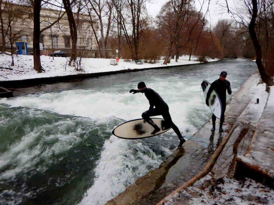 Surfear en el río
