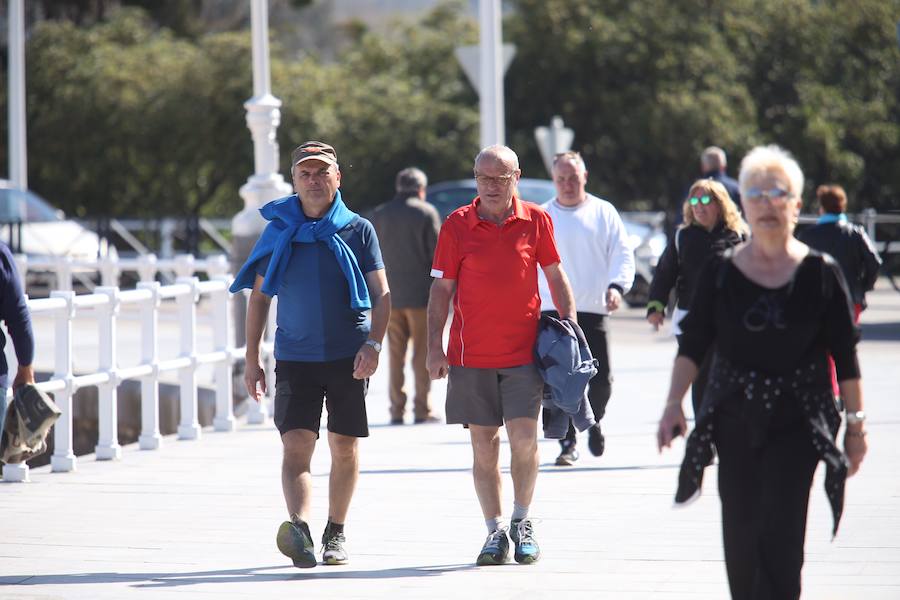 Sol, buen tiempo, paseos y primeras jornadas playeras