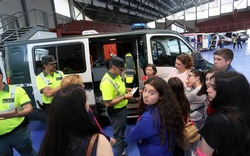 Simulacro de accidente con víctimas en Vegadeo