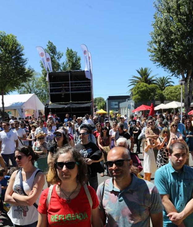 Mareas humanas junto al Piles