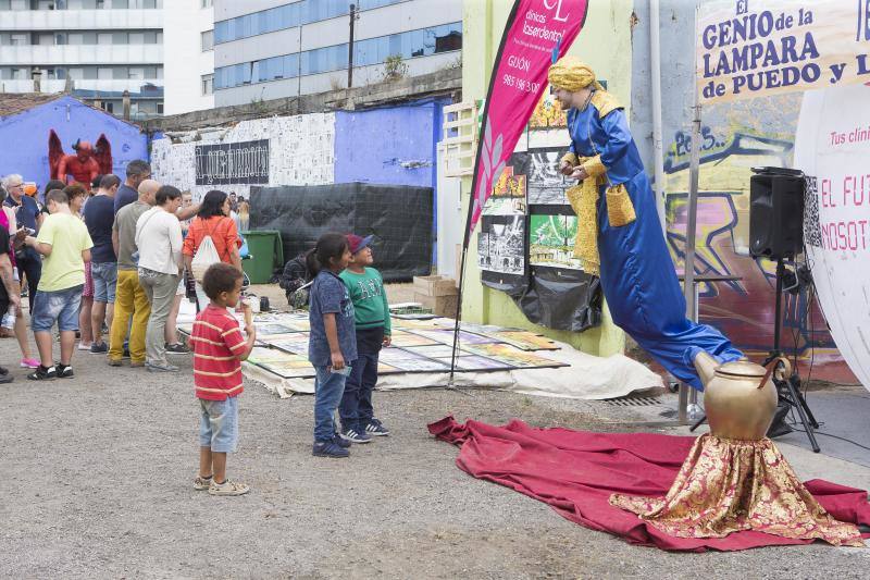 Ambientazo en la Semana Negra de Gijón