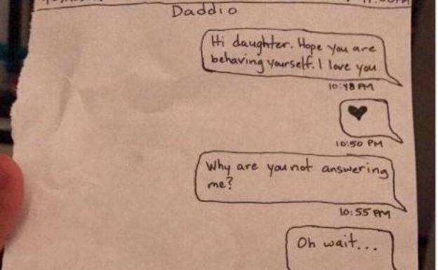 La broma de un padre a una hija tras castigarla sin móvil que arrasa en Twitter