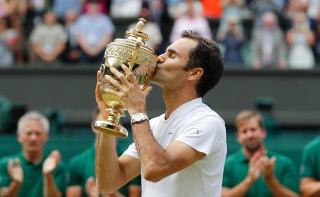 Federer dibuja su octavo Wimbledon