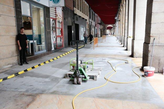 Soportales renovados en la picota