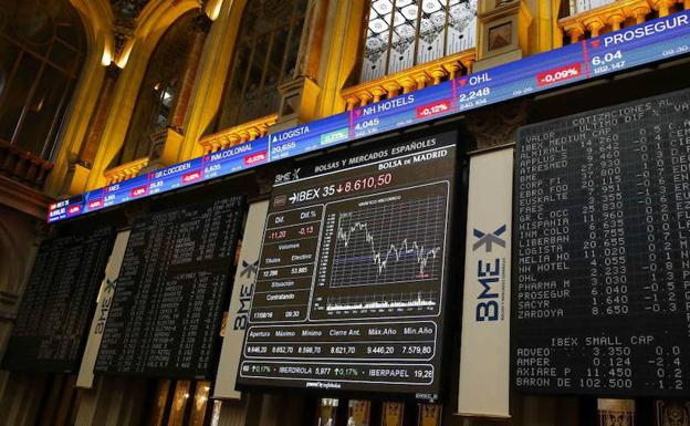 El Ibex-35 remonta un 0,60% a pesar de la banca