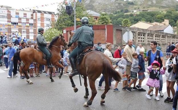 Drones, caballos, todo para garantizar la seguridad