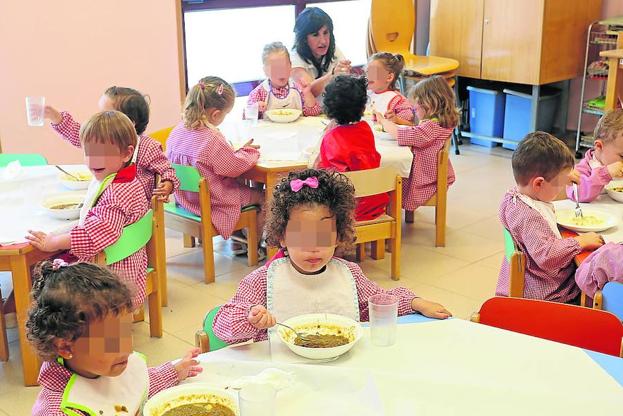 El precio de los alimentos eleva el coste de los comedores de las escuelas infantiles un 58%