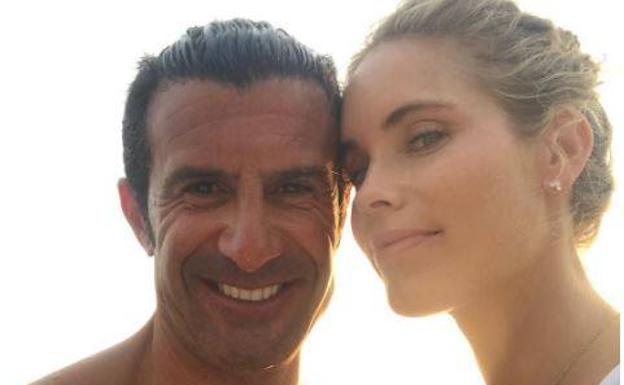 Luis Figo y Helen Swedin 'lucen palmito' en Ibiza