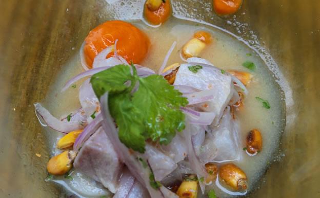 Ceviche de corvina