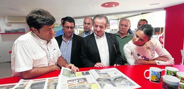 Ciudadanos elogia la marcha de la Fidma en su visita a EL COMERCIO