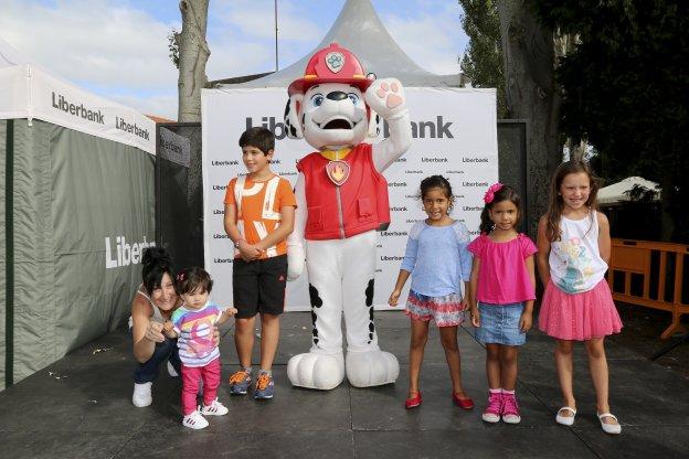 Bob Esponja y La Patrulla Canina animaron a los niños