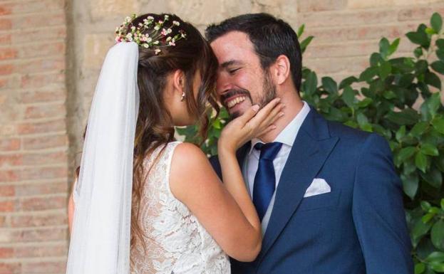 Así ha sido la boda Alberto Garzón