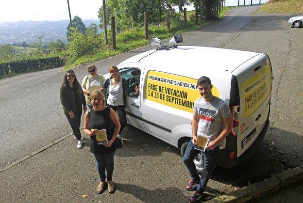 De La Escandalera a Olloniego en furgoneta