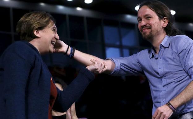 Iglesias, Colau y Domènech defenderán la soberanía de Cataluña en un acto de la Diada