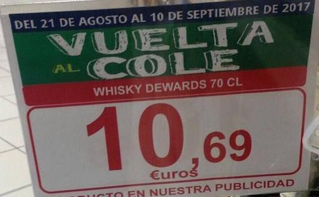 El polémico cartel de la vuelta al cole de Alcampo que ha tenido que retirar