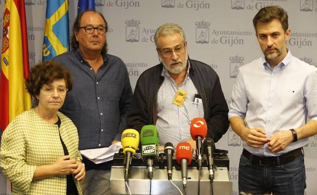 PSOE, XsP e IU en Gijón advierten de que prohibir el debate sobre Cataluña vulnera derechos democráticos