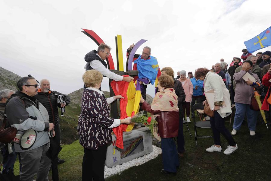 Homenaje republicano en El Mazucu, en Llanes